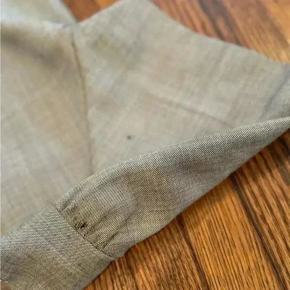 Etro Drop Waist Work Dress Midi Printed Neutral Modern Professional Size 42 - Picture 14 of 16